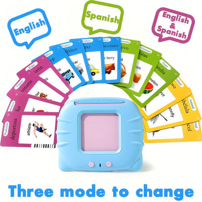 Bilingual English & Spanish Talking Flash Cards for Toddlers