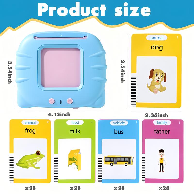 Bilingual English & Spanish Talking Flash Cards for Toddlers