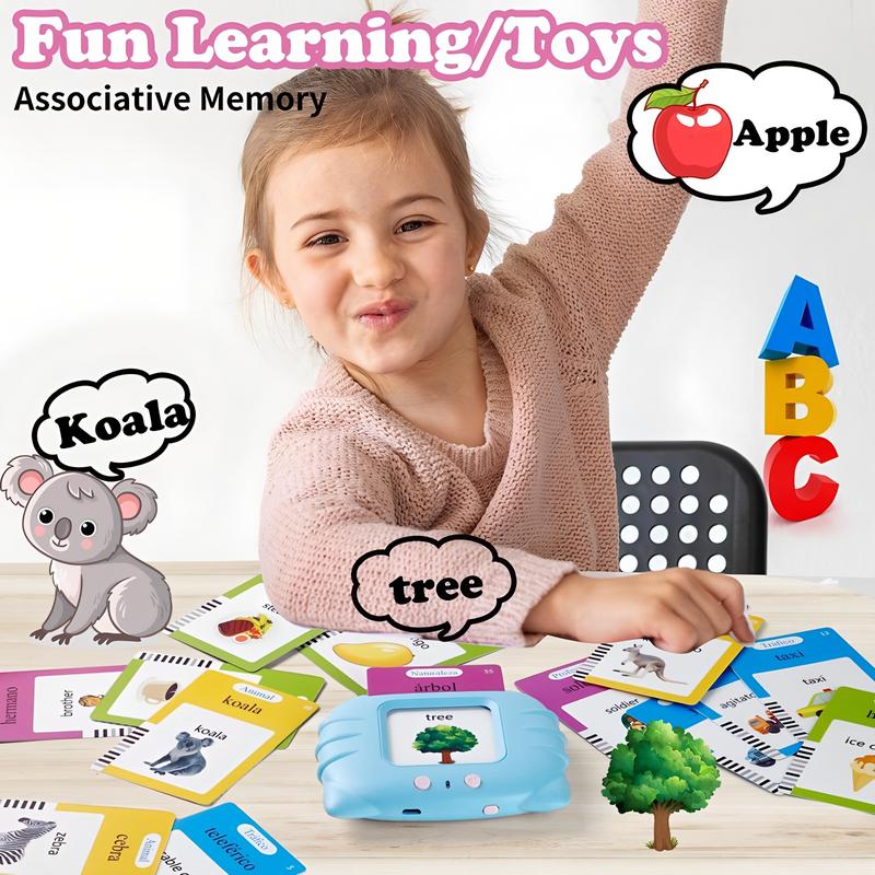 Bilingual English & Spanish Talking Flash Cards for Toddlers