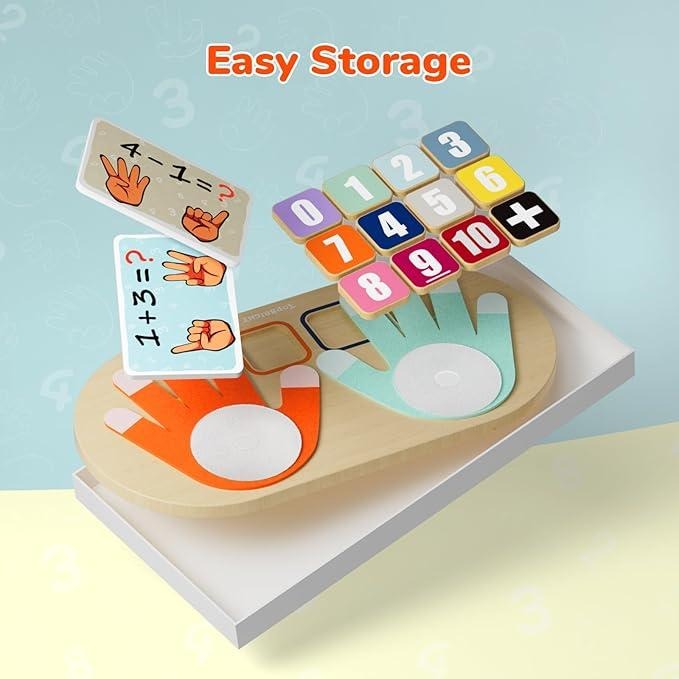 Montessori Wooden Number Counting Toy – Fun Math Learning for Kids (Ages 3–5)