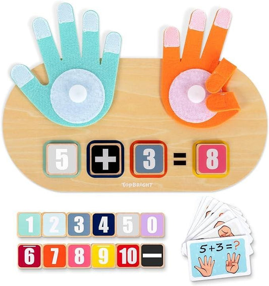 Montessori Wooden Number Counting Toy – Fun Math Learning for Kids (Ages 3–5)